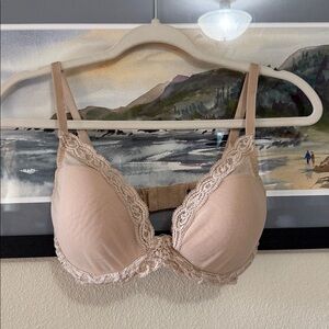 Natori Feathers Plunge T-Shirt Bra, 34D